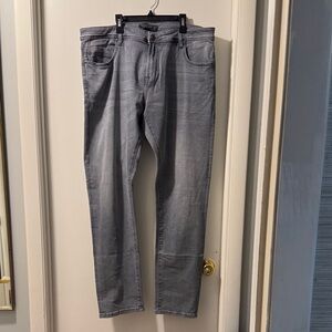 Liverpool Men's Slate Gray Slim Jeans